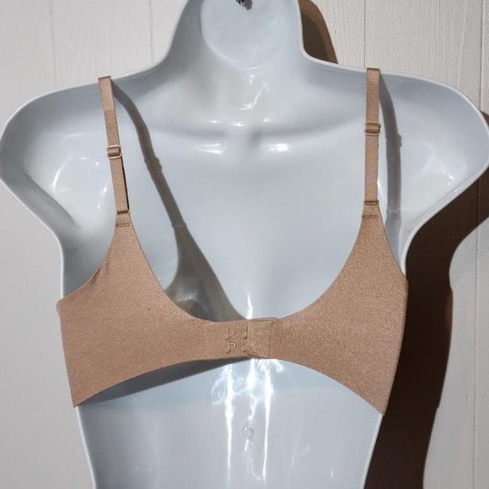 Victoria's Secret 32D Bra‎ Lined Demi Beige - Picture 2 of 4